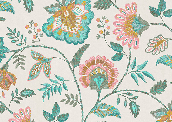 Louisa, Caicos Turquoise - Roller Blind - Image 6